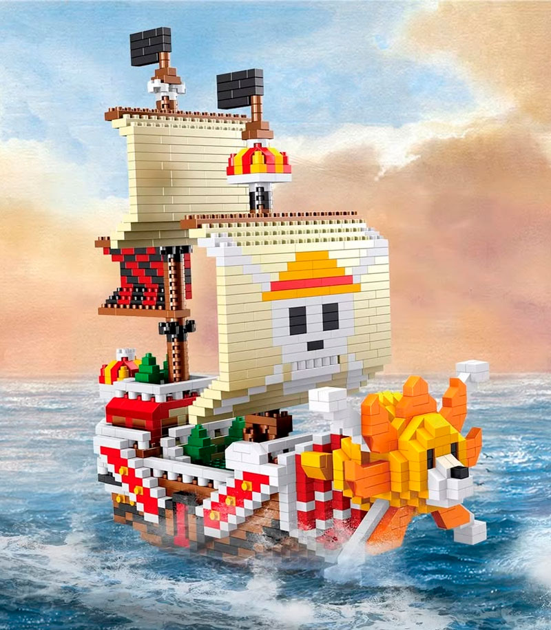 Barcos One Piece (Micro Bloques)
