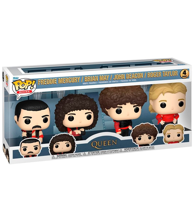 FUNKO – Set de 4 Integrantes / QUEEN Radio GAGA