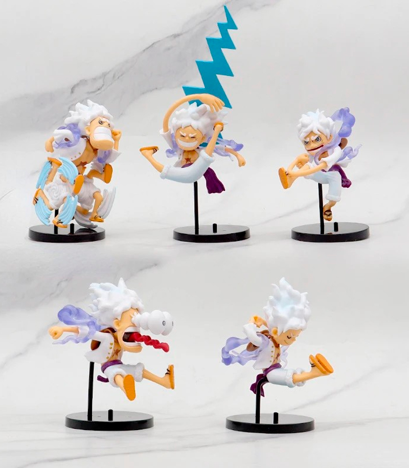 Set de 6 Figuras – Luffy Gear 5