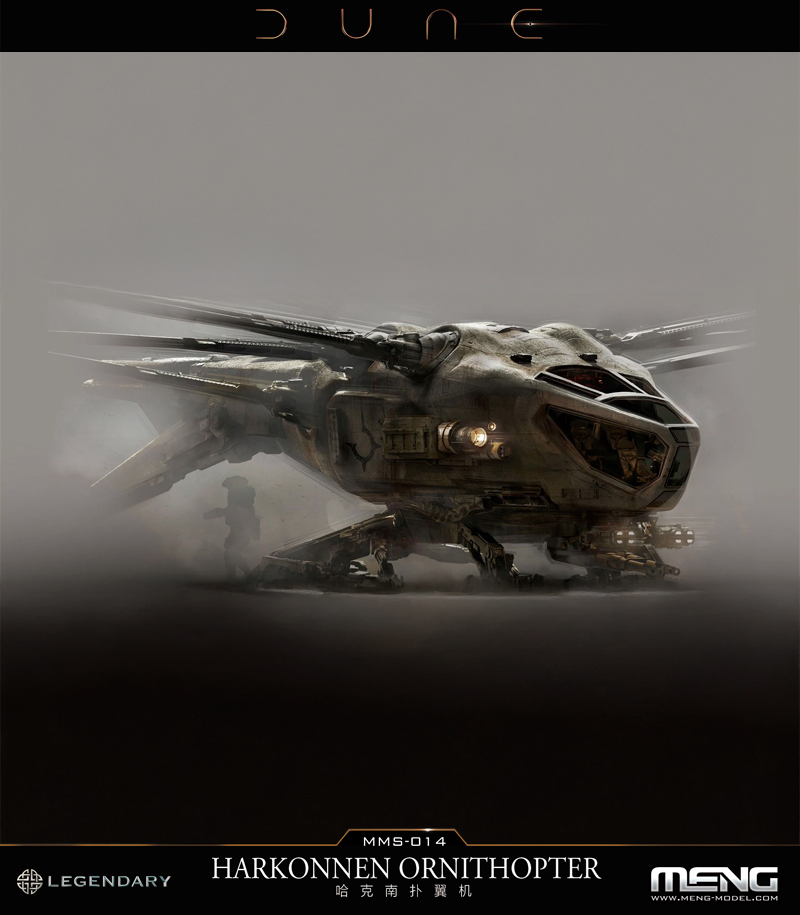 Dune – Ornitoptero Harkonnen – Harkonnen Ornithopter (MiniModelkit)
